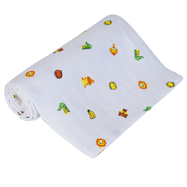 Baby Muslin Swaddles pack of 1 (100*75)CM